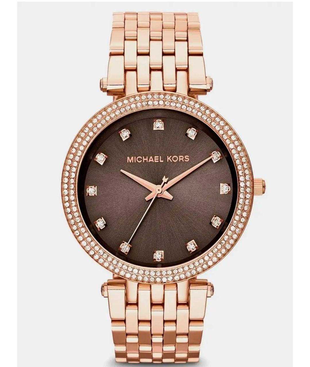 MICHAEL KORS Золотые стальные часы, фото 8