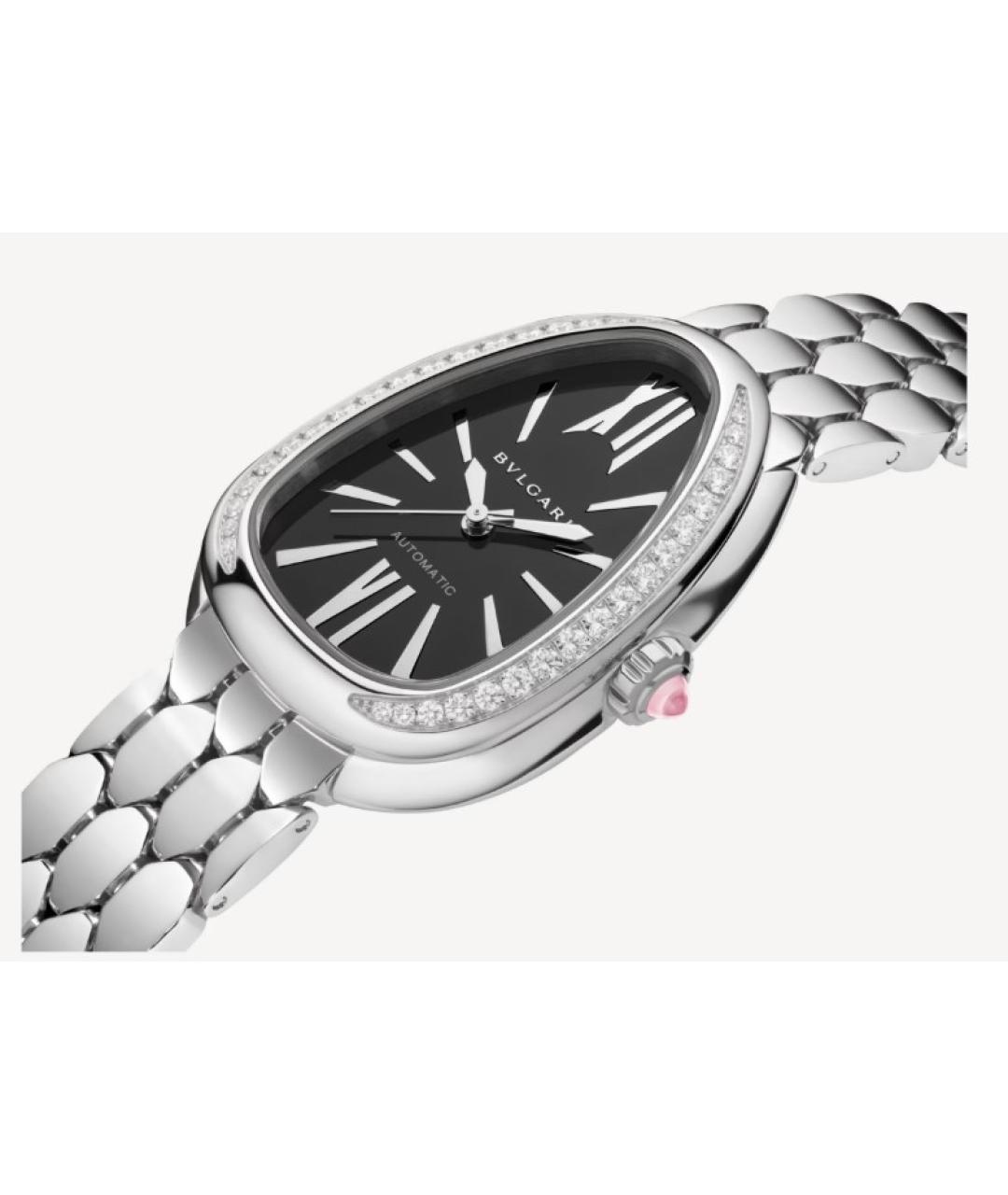 BVLGARI Серебряные металлические часы, фото 2