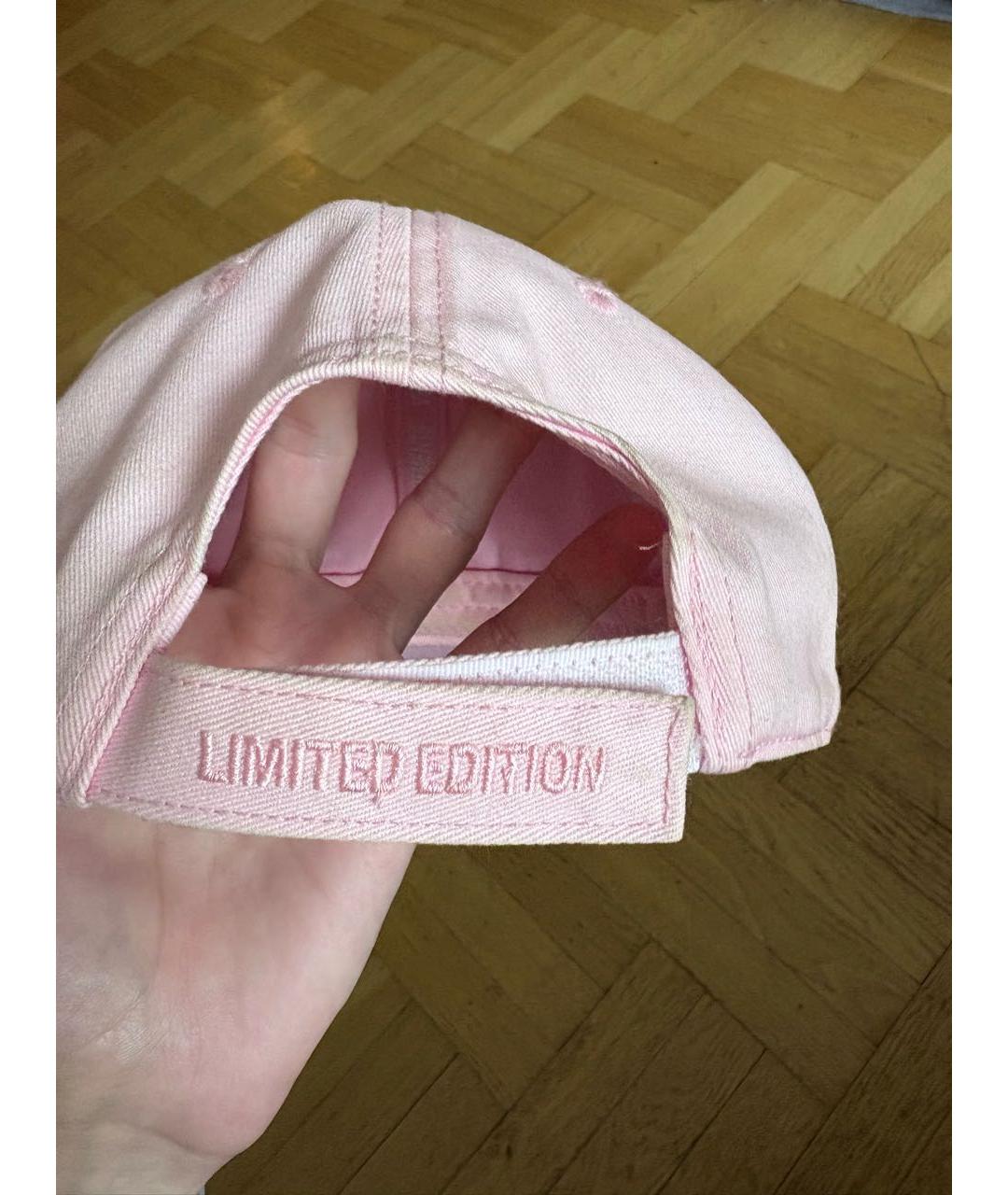 VETEMENTS Розовая хлопковая кепка/бейсболка, фото 3