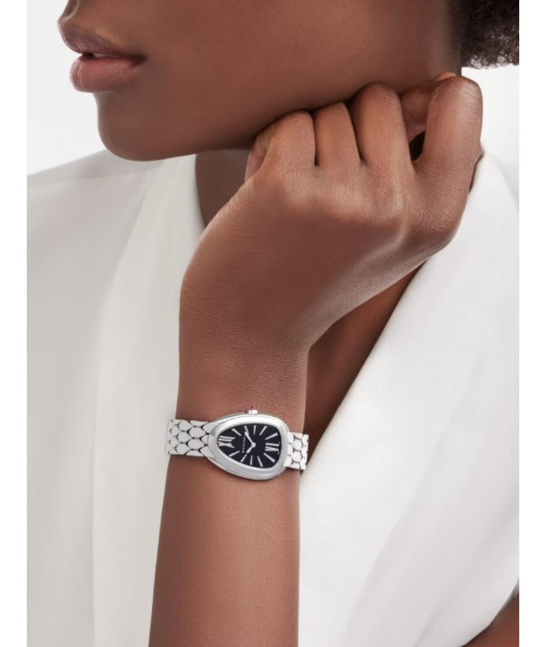 BVLGARI Серебряные металлические часы, фото 5