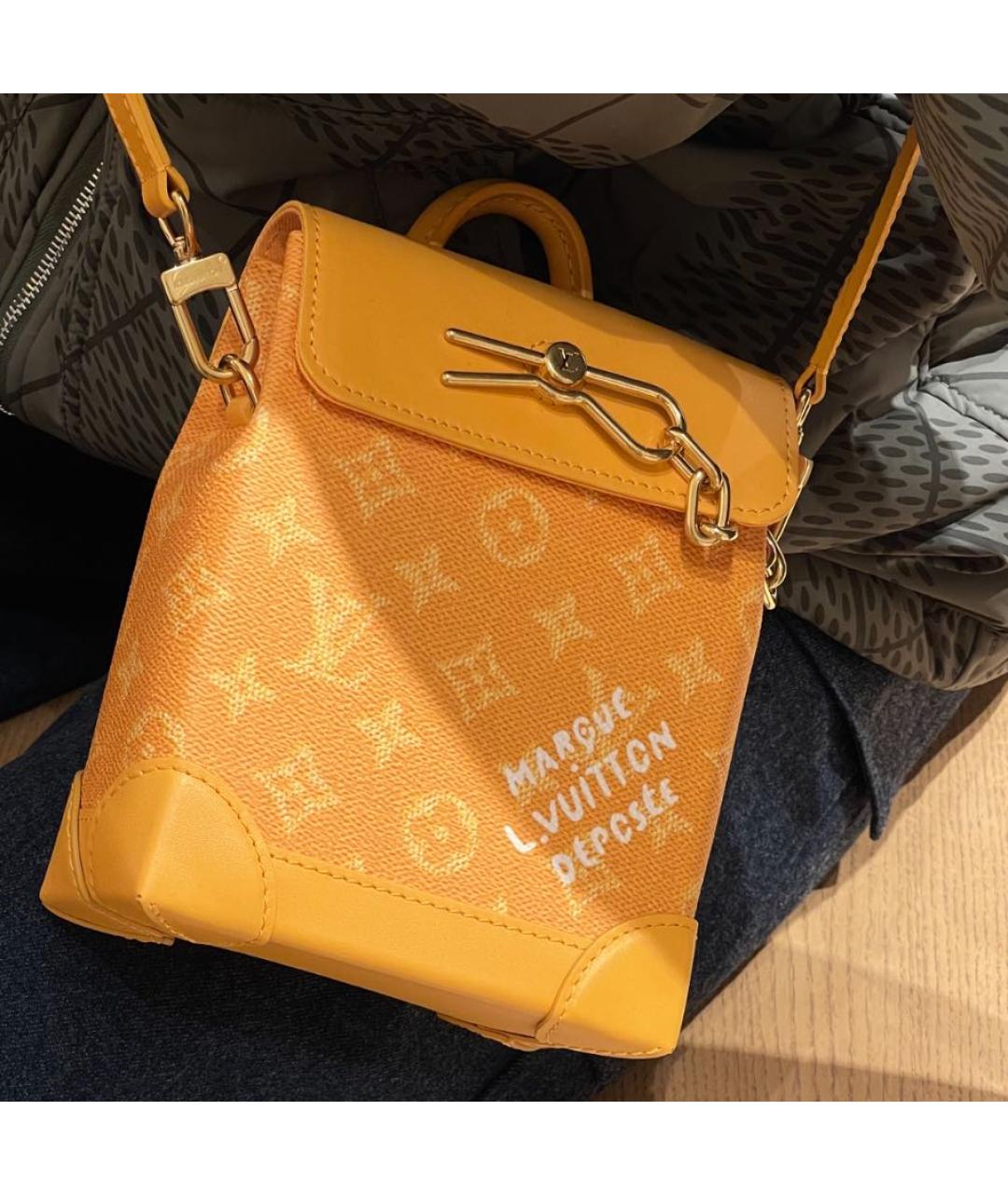 LOUIS VUITTON Оранжевая сумка через плечо, фото 7