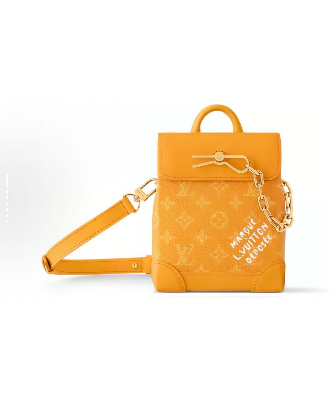LOUIS VUITTON Оранжевая сумка через плечо, фото 8