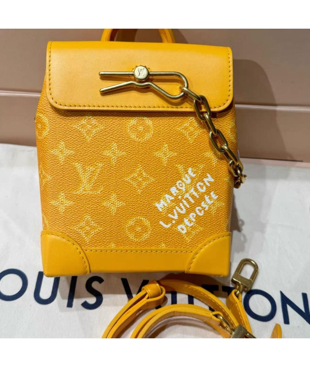 LOUIS VUITTON Оранжевая сумка через плечо, фото 3