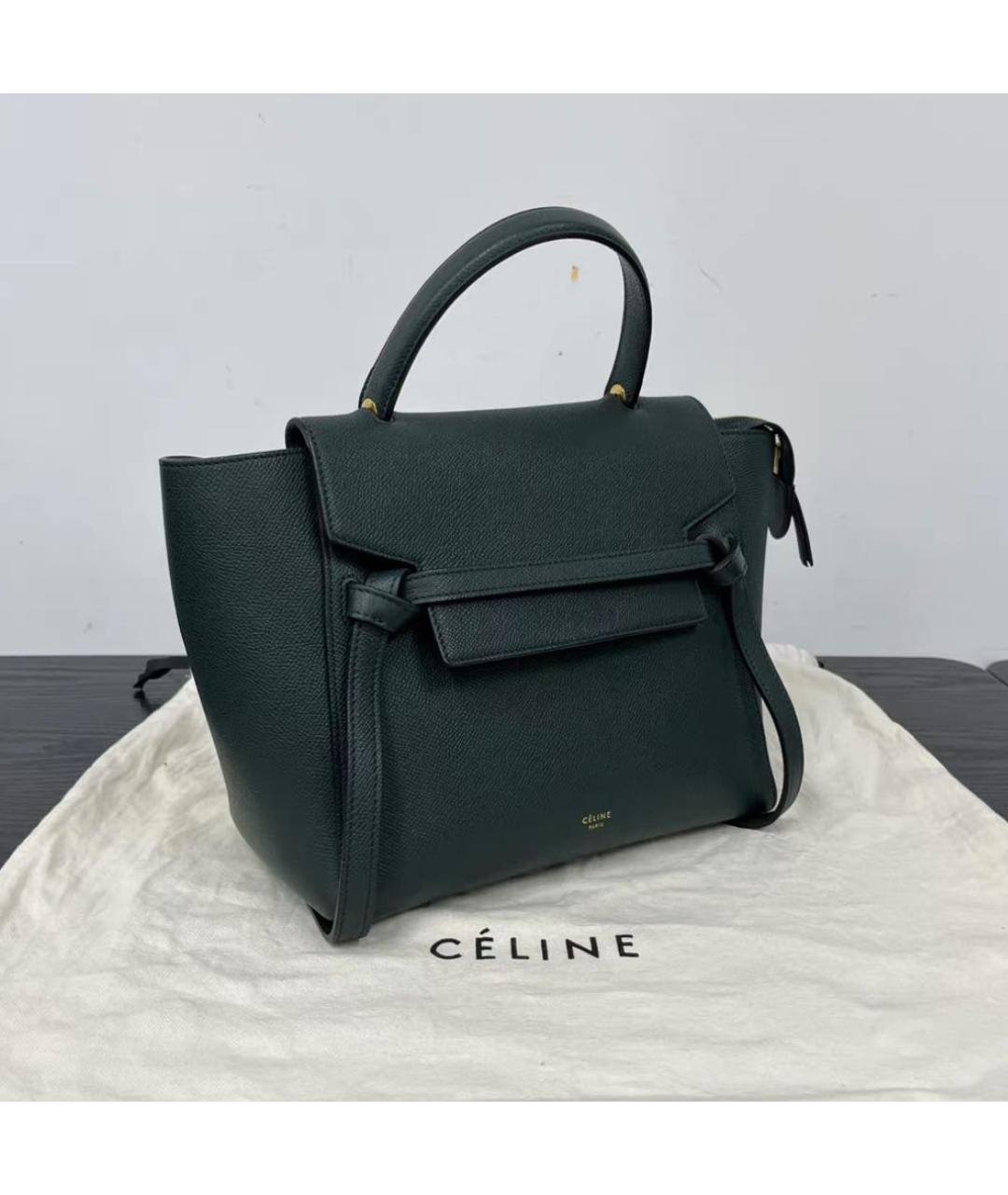 CELINE Черная сумка с короткими ручками, фото 2
