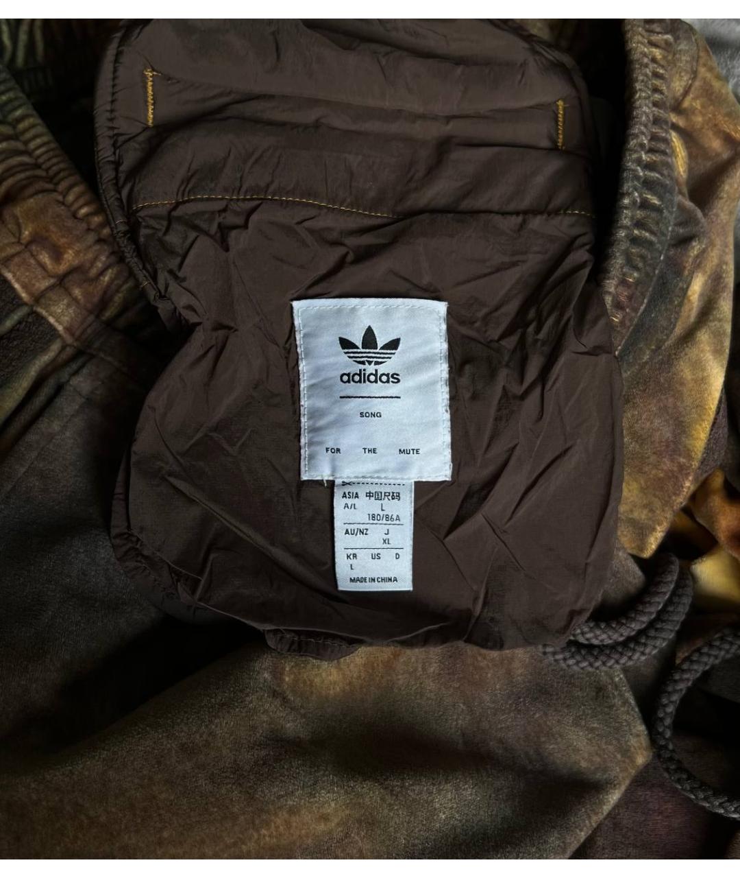 ADIDAS Мульти велюровые повседневные брюки, фото 6