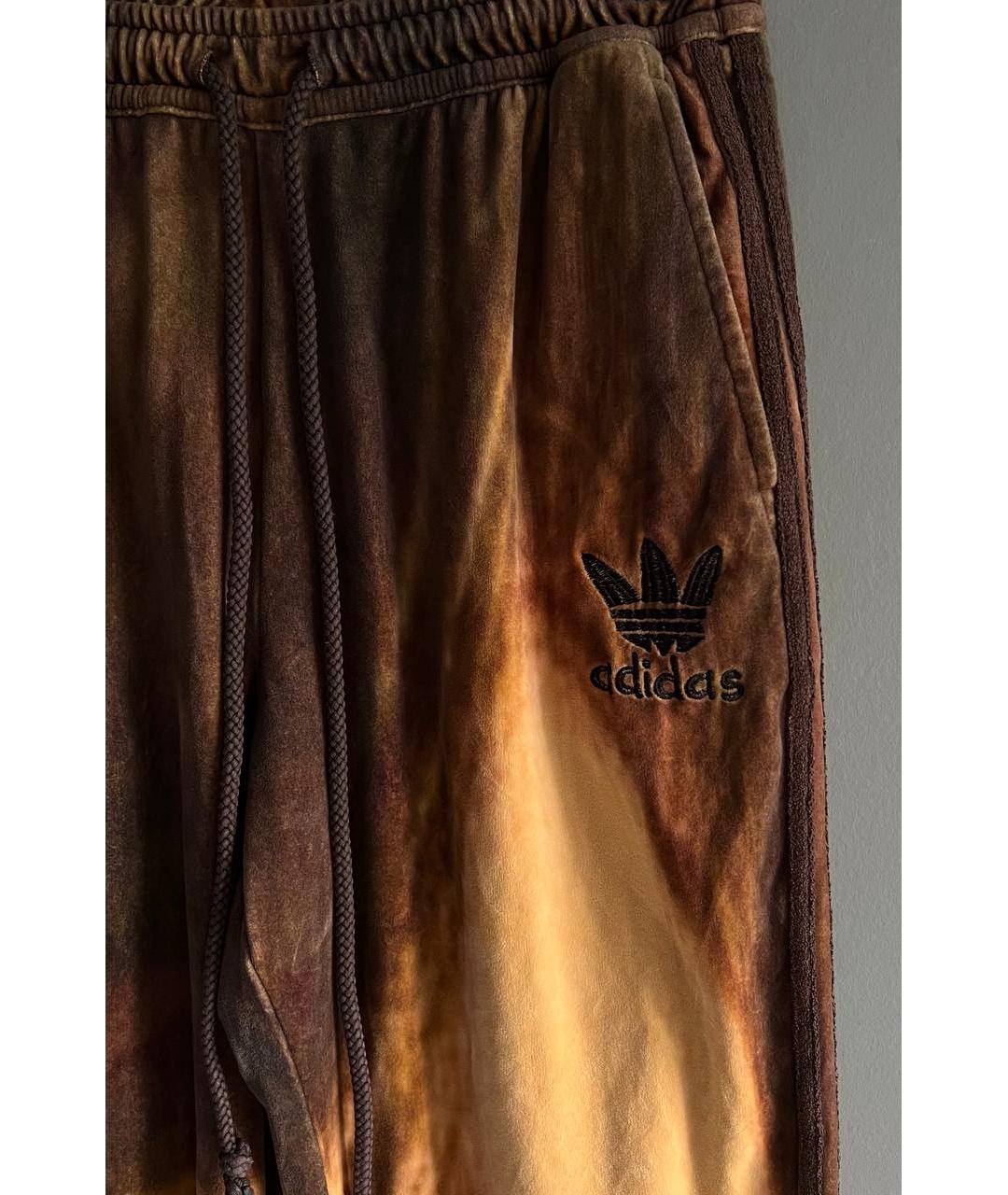 ADIDAS Мульти велюровые повседневные брюки, фото 3
