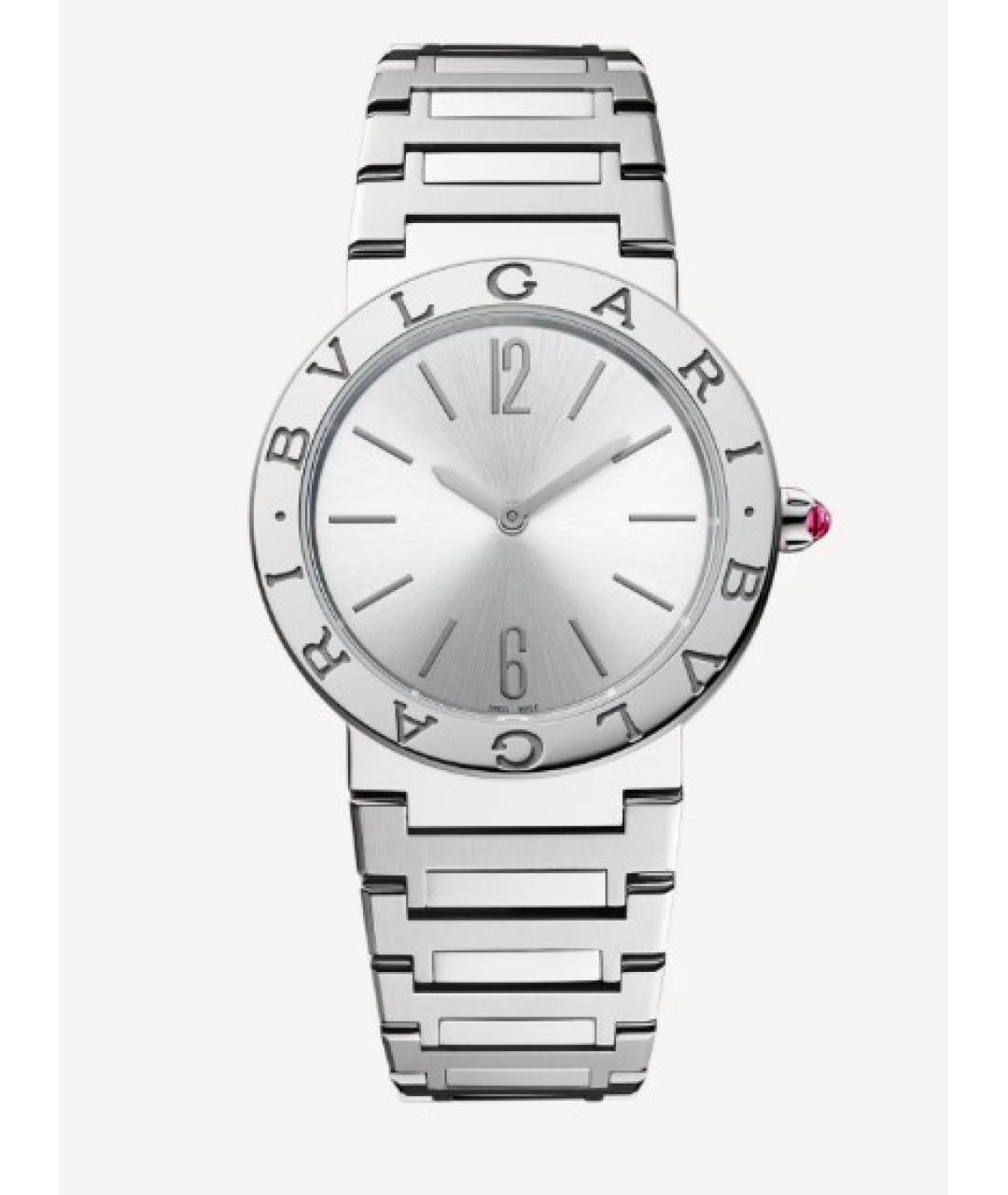 BVLGARI Серебряные металлические часы, фото 7