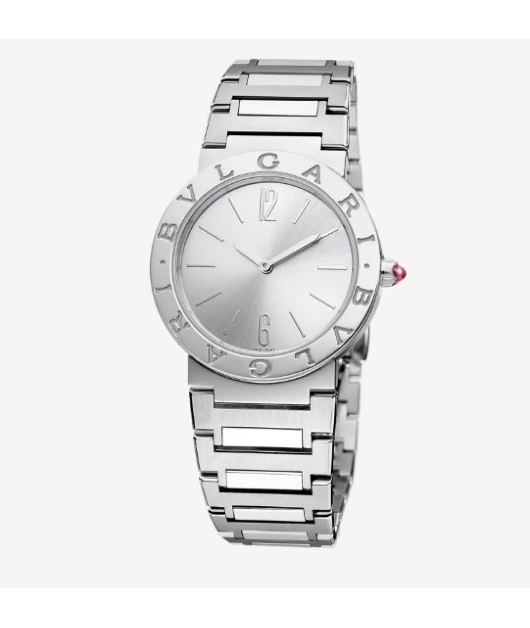 BVLGARI Серебряные металлические часы, фото 3