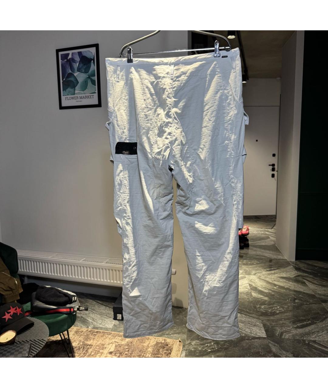 STONE ISLAND SHADOW PROJECT Белые хлопковые повседневные брюки, фото 2