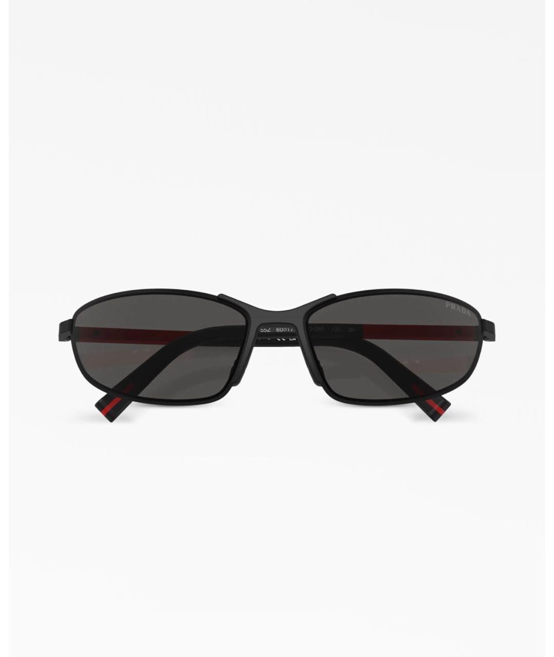PRADA Черные металлические солнцезащитные очки, фото 8