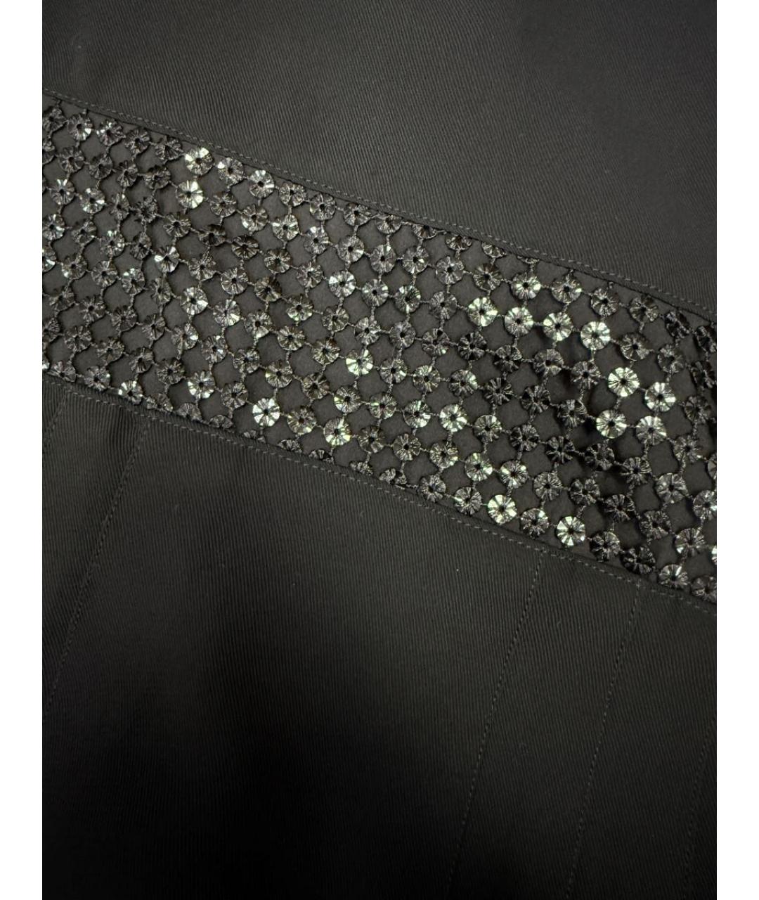 ARMANI EXCHANGE Черное полиэстеровое платье, фото 6