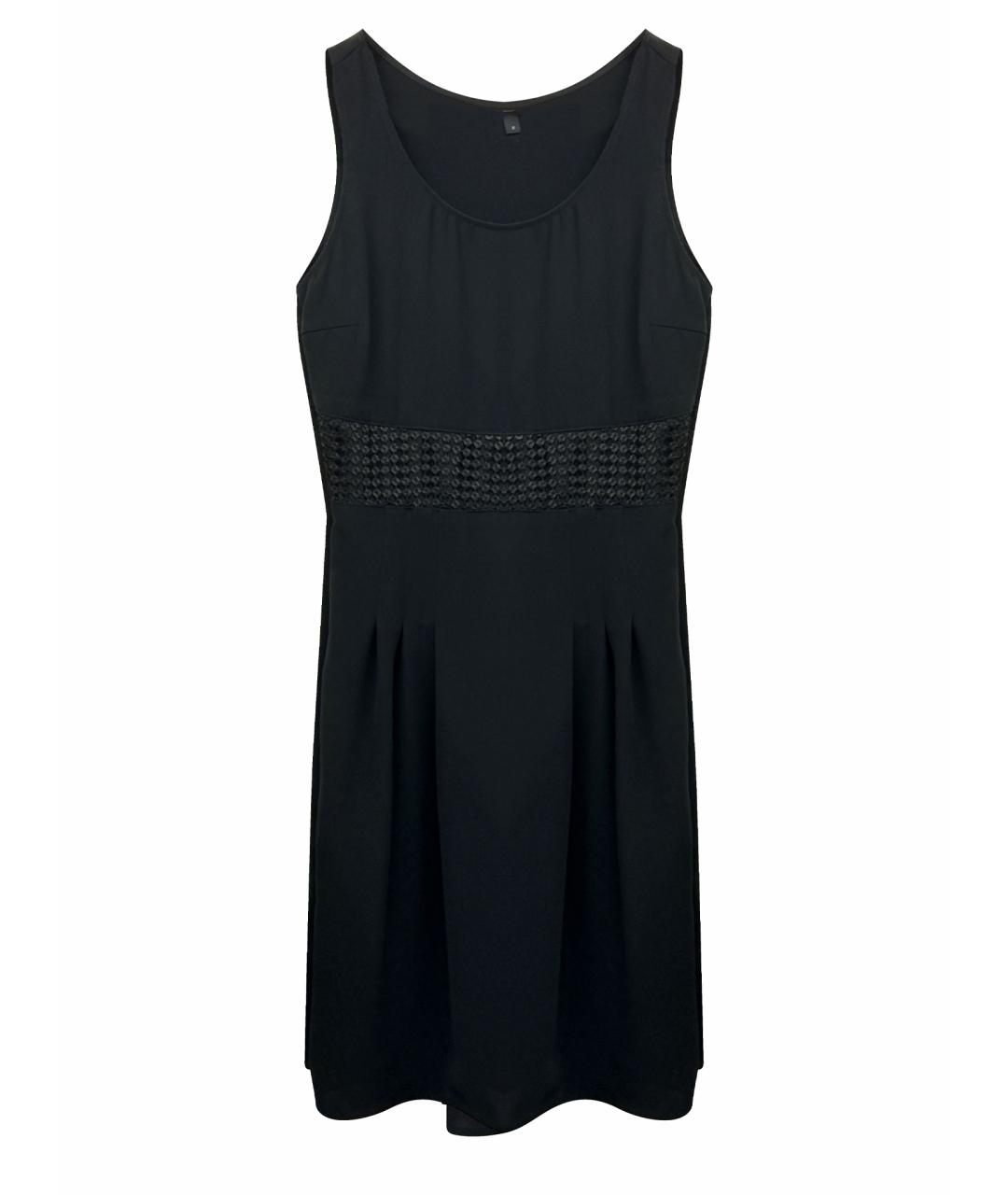 ARMANI EXCHANGE Черное полиэстеровое платье, фото 1