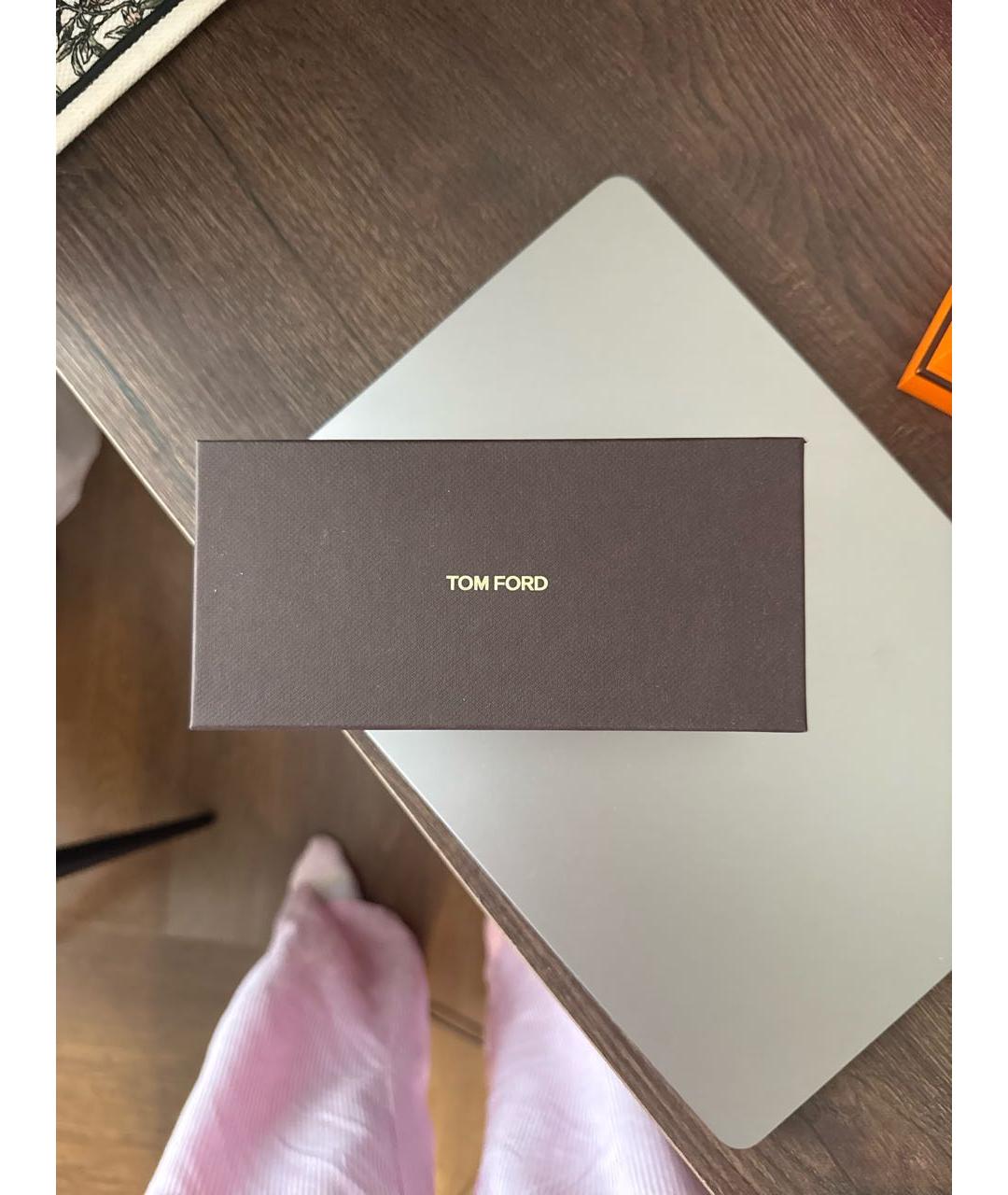 TOM FORD Черные пластиковые солнцезащитные очки, фото 4
