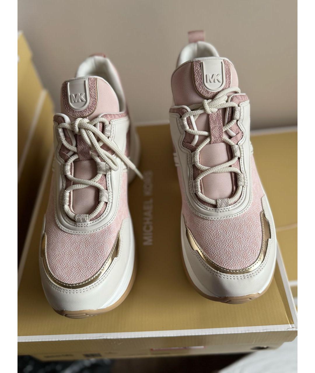 MICHAEL MICHAEL KORS Розовые кроссовки, фото 2