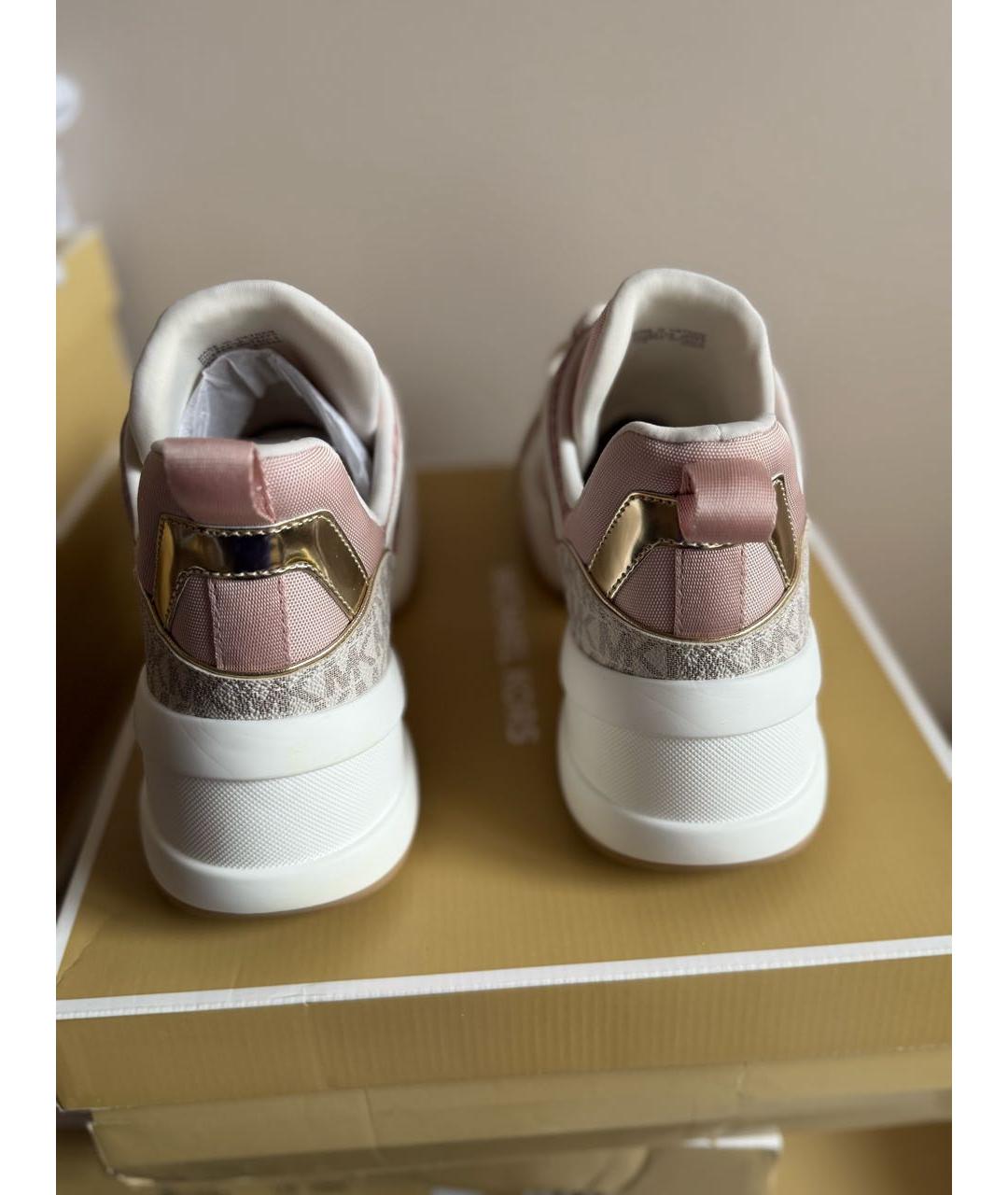 MICHAEL MICHAEL KORS Розовые кроссовки, фото 4