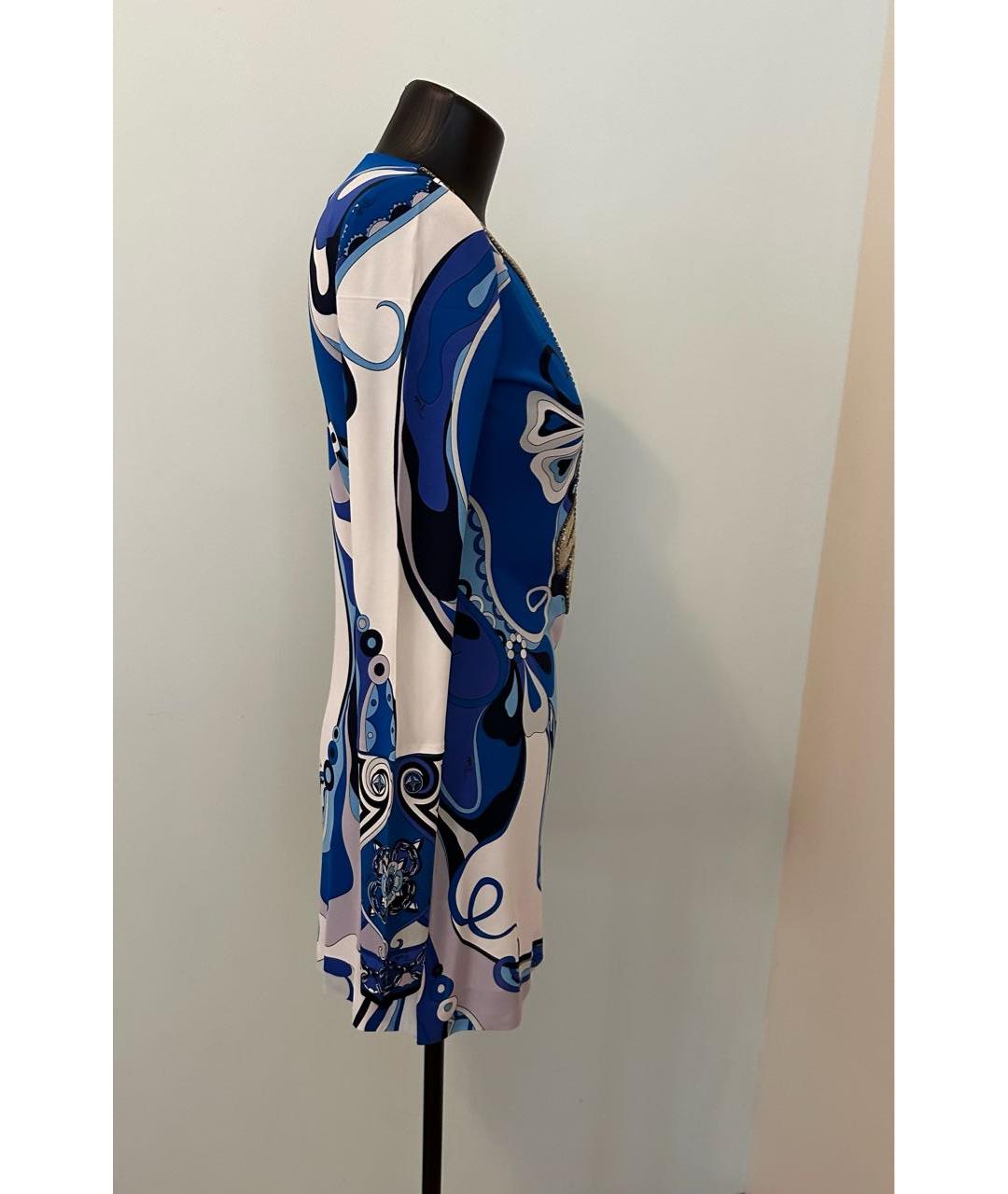 EMILIO PUCCI Мульти вискозное платье, фото 5
