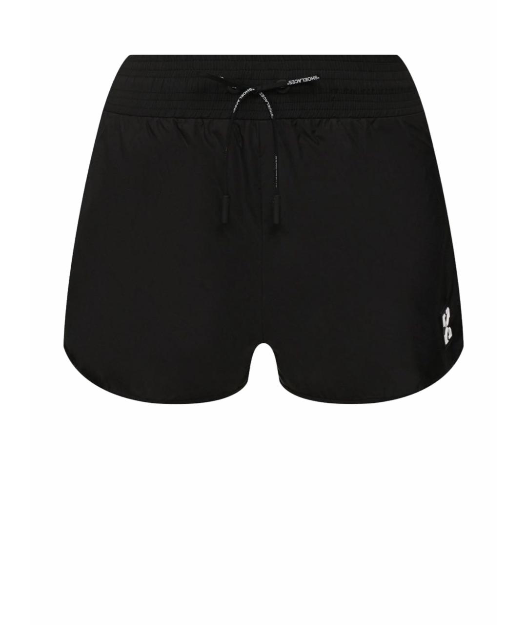 OFF-WHITE Черные полиамидовые спортивные брюки и шорты, фото 1