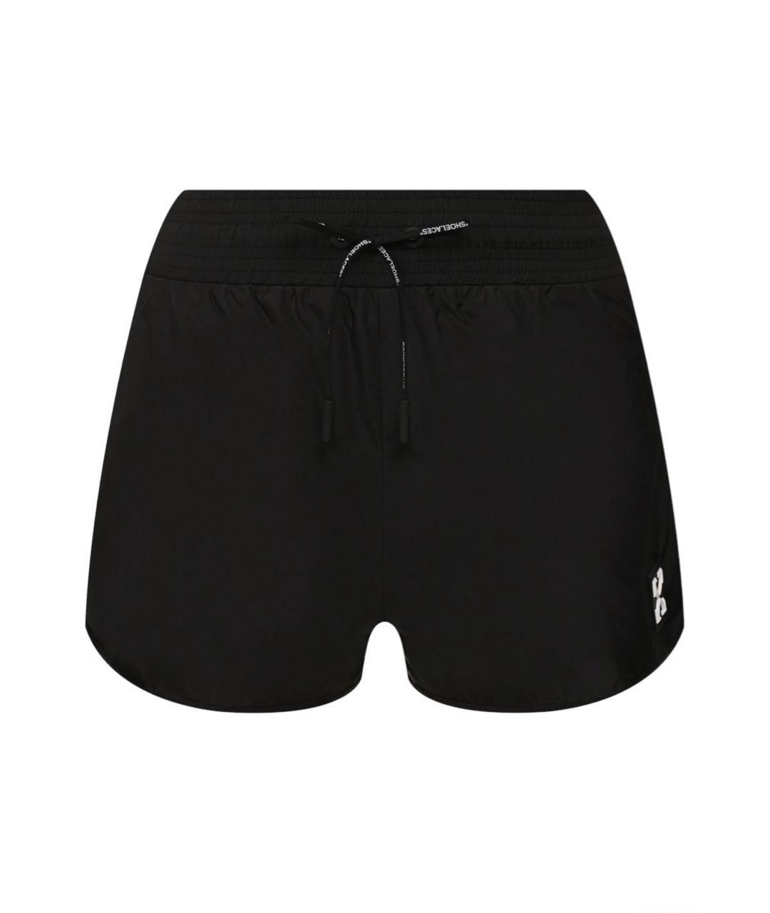 OFF-WHITE Черные полиамидовые спортивные брюки и шорты, фото 6