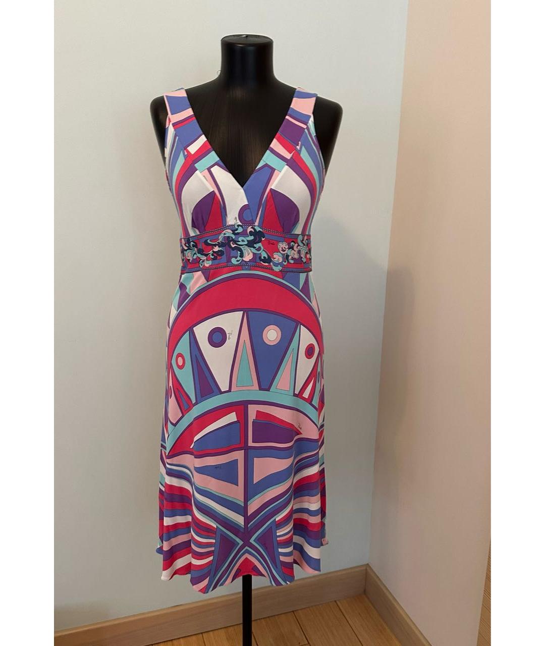 EMILIO PUCCI Мульти вискозный сарафан, фото 7