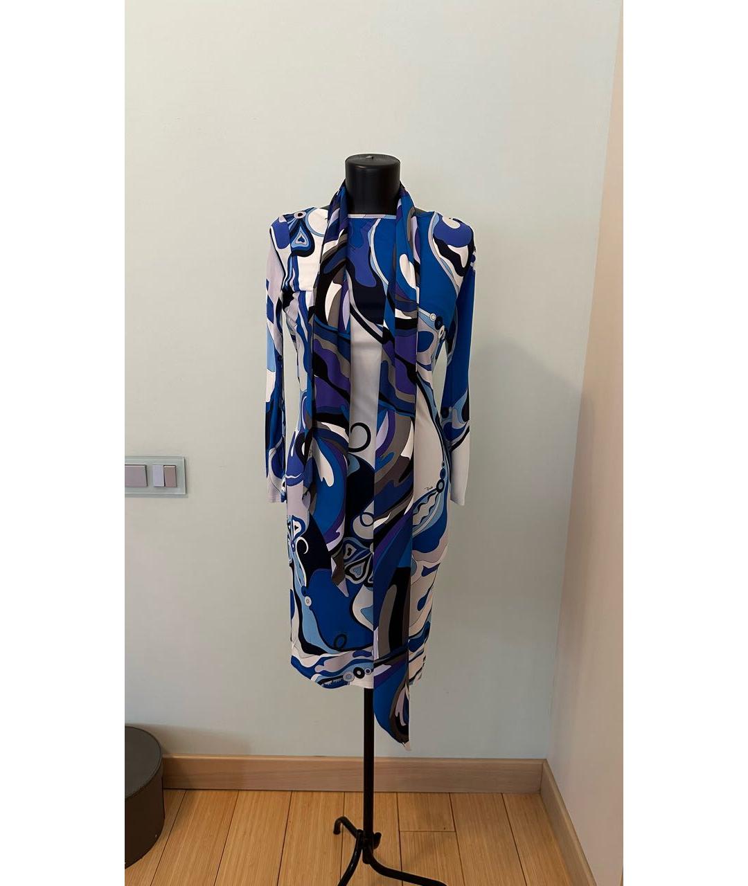 EMILIO PUCCI Мульти вискозное платье, фото 5
