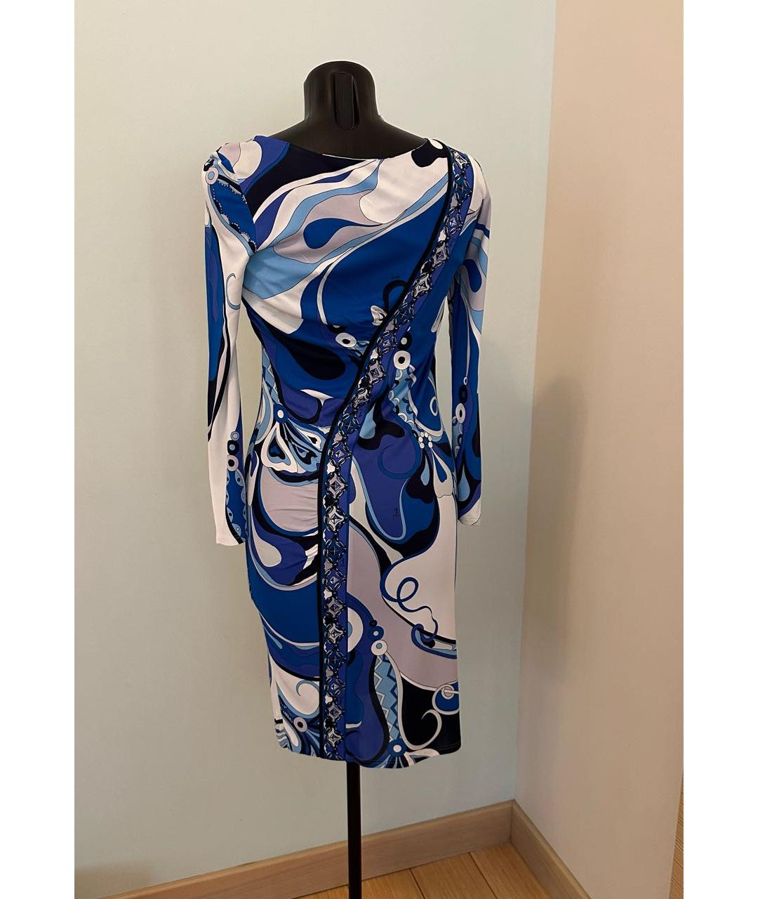 EMILIO PUCCI Мульти вискозное платье, фото 2