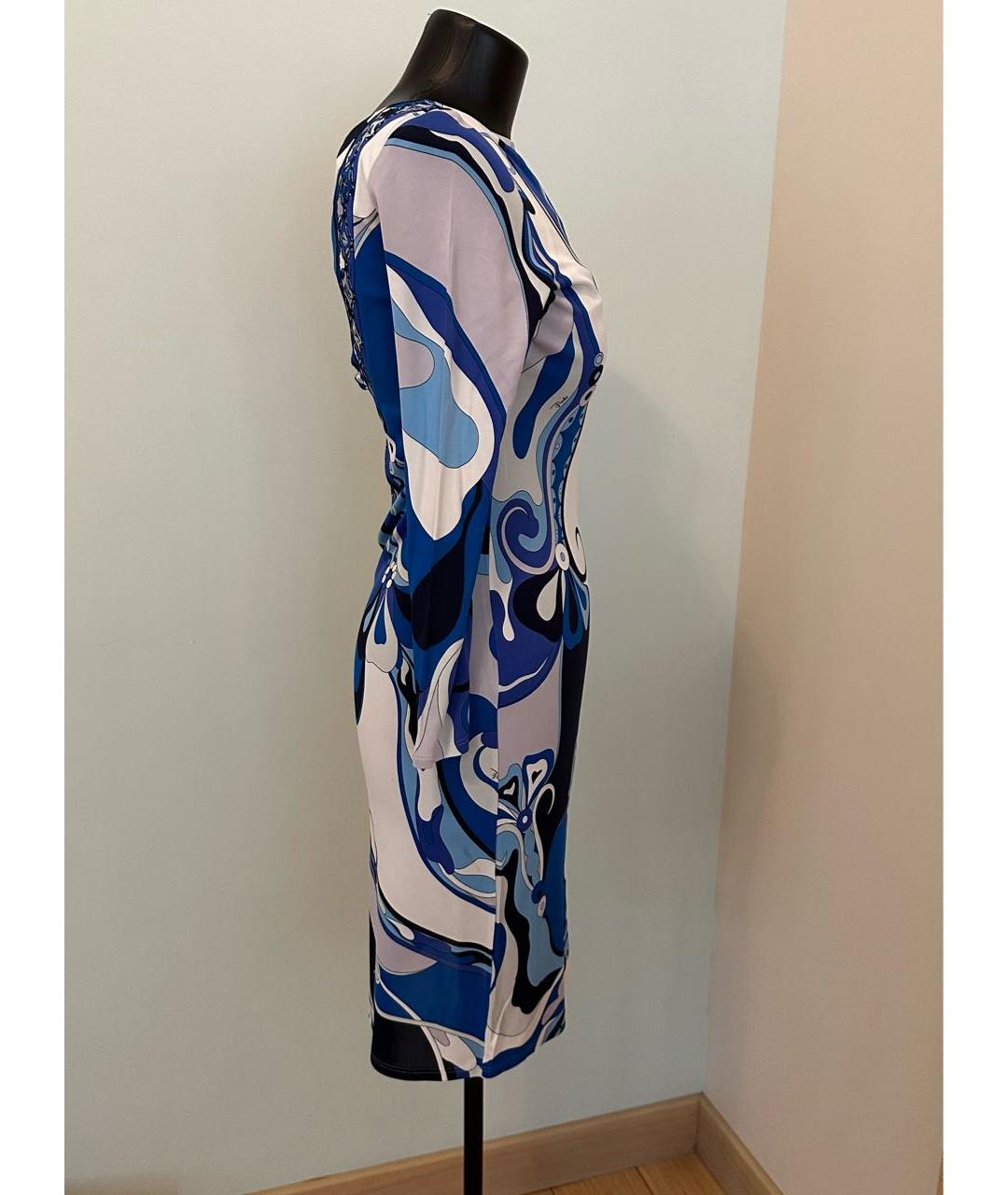 EMILIO PUCCI Мульти вискозное платье, фото 4