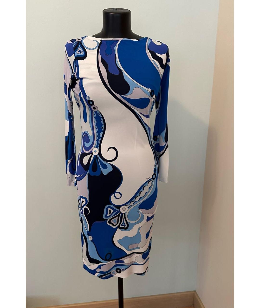 EMILIO PUCCI Мульти вискозное платье, фото 9