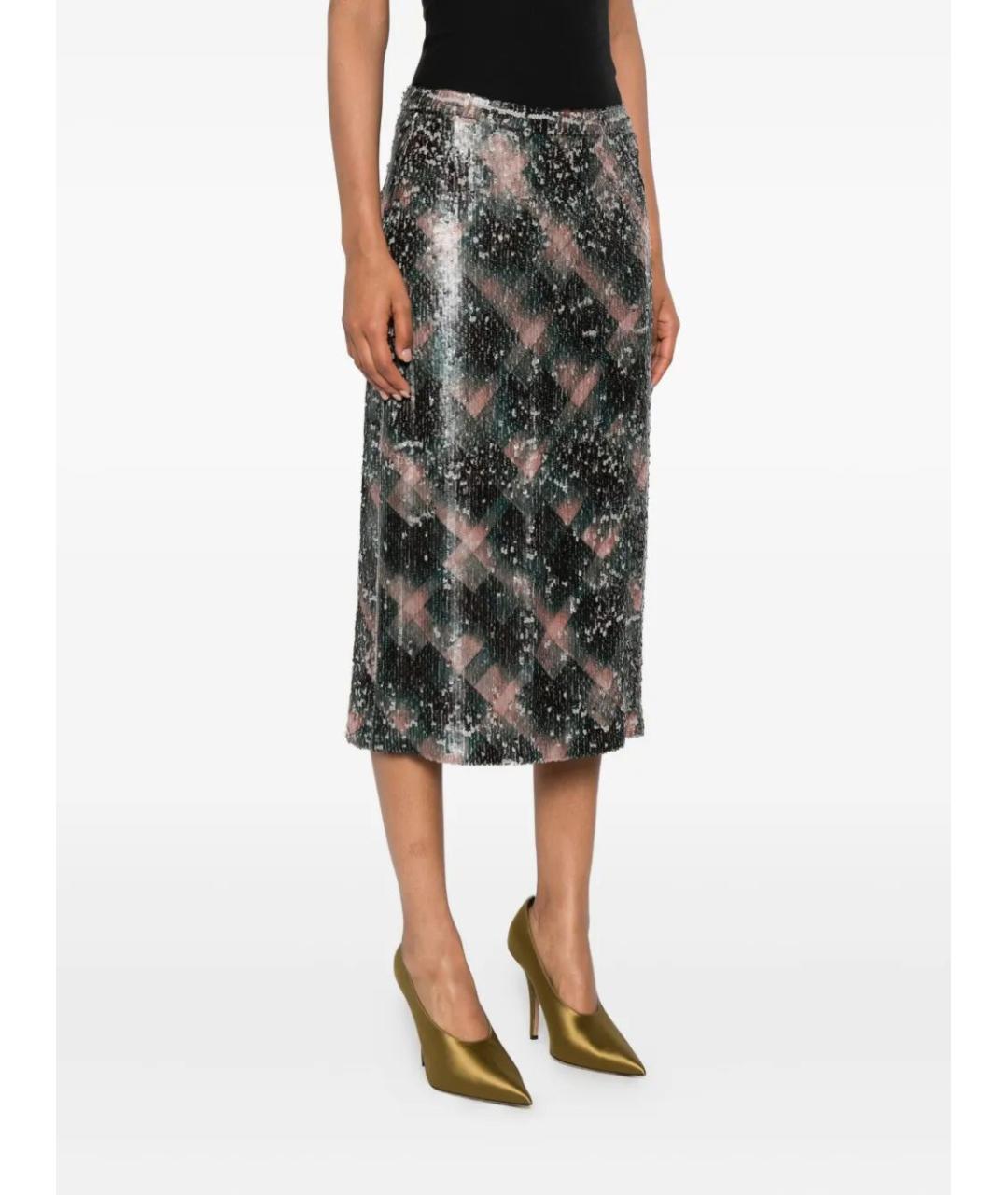 DRIES VAN NOTEN Мульти юбка миди, фото 5
