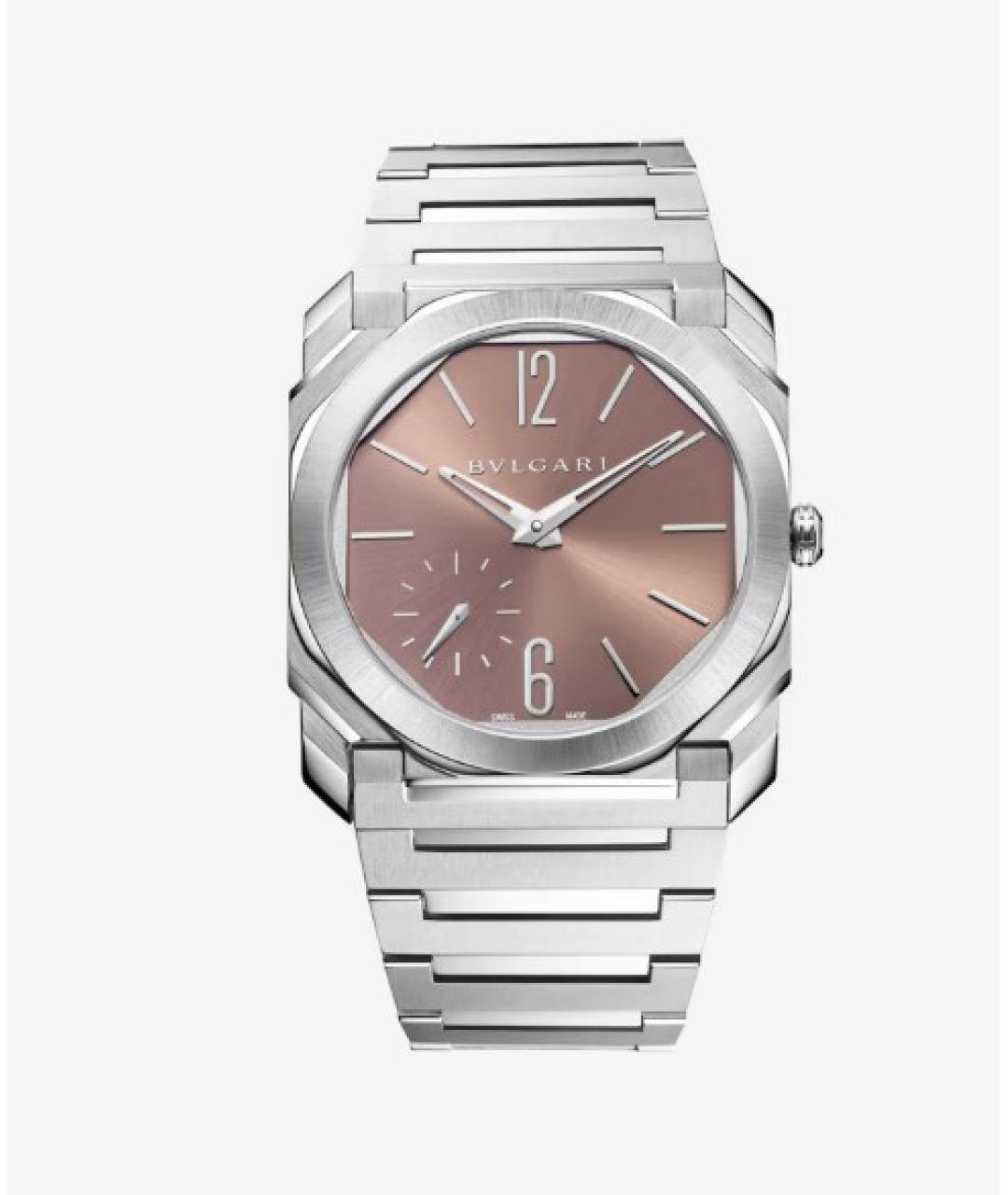 BVLGARI Серебряные металлические часы, фото 9