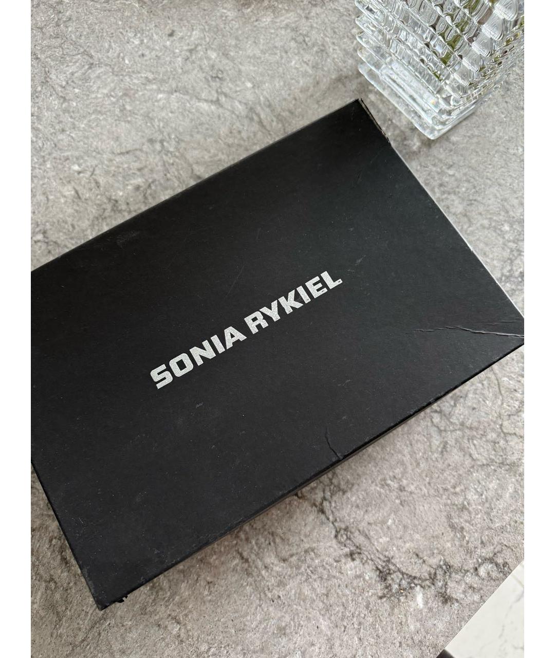 SONIA RYKIEL Черные замшевые ботильоны, фото 8