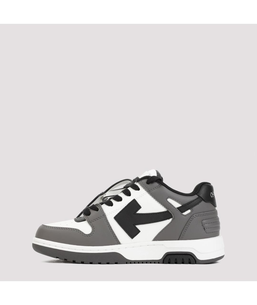OFF-WHITE Серые низкие кроссовки / кеды, фото 2