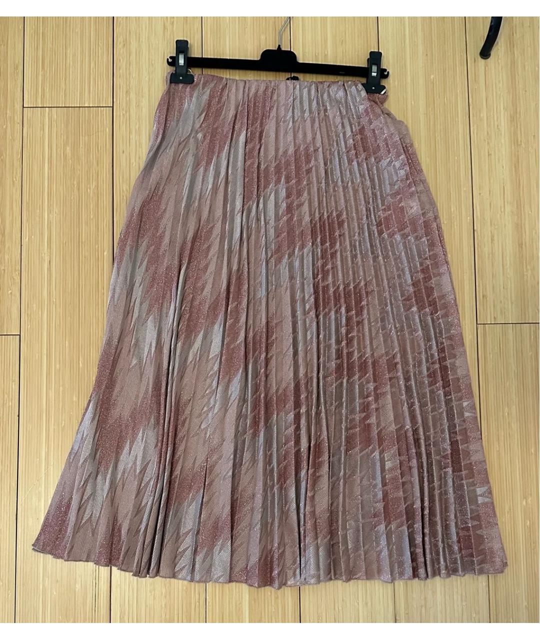MISSONI Коричневая хлопковая юбка миди, фото 2