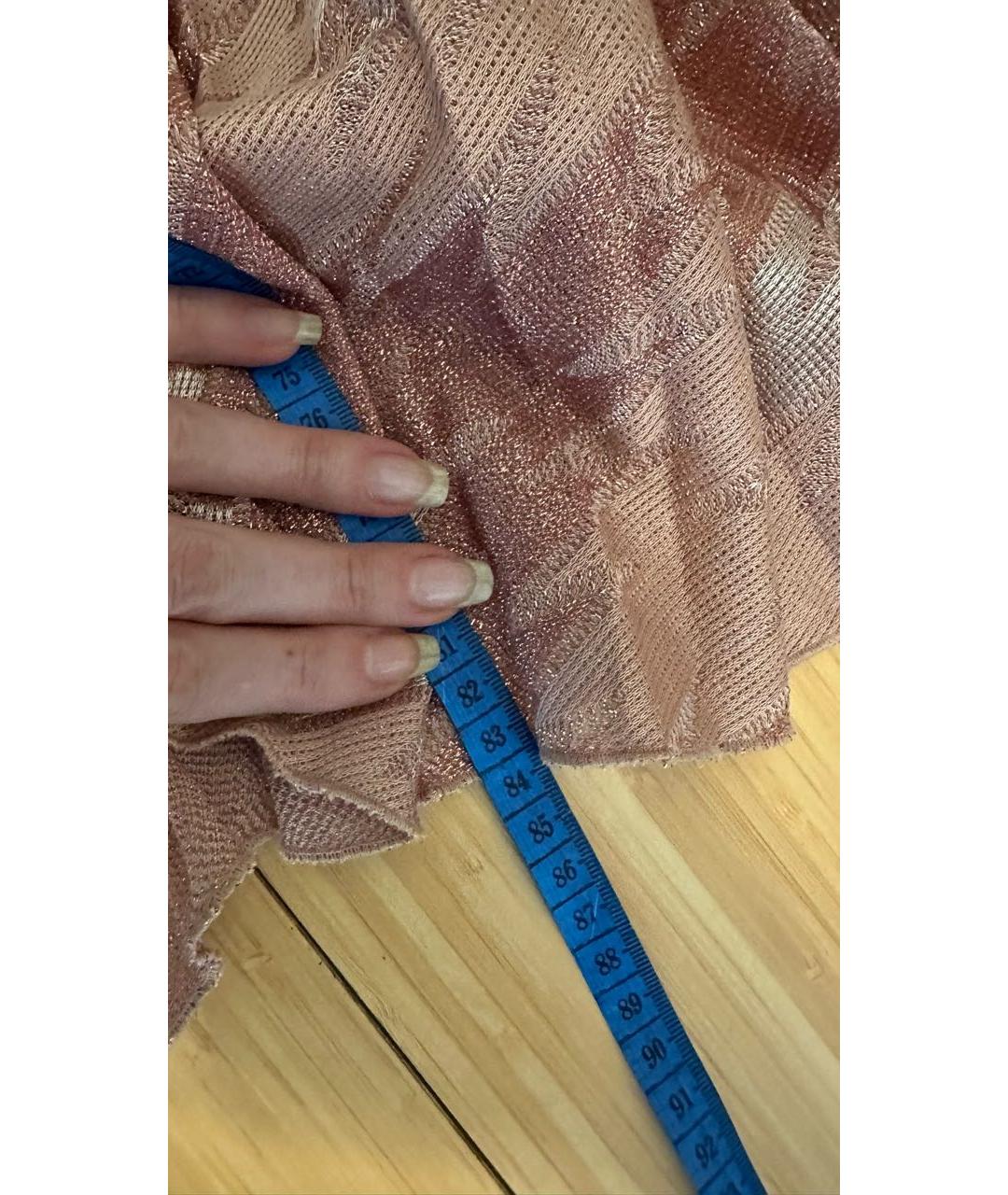 MISSONI Коричневая хлопковая юбка миди, фото 7