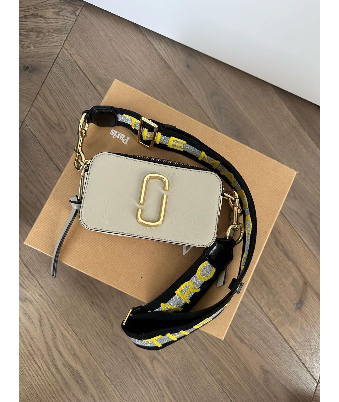 MARC JACOBS Бежевая кожаная сумка через плечо, фото 4