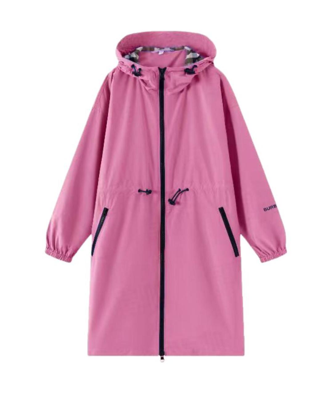 BURBERRY Розовый тренч/плащ, фото 1