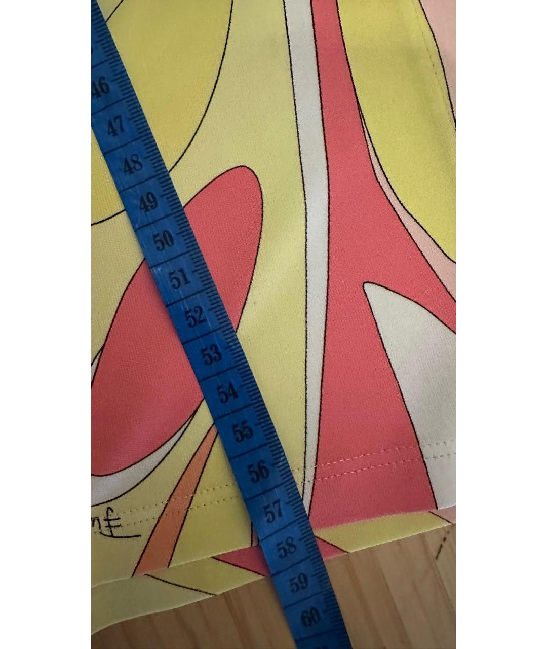 EMILIO PUCCI Мульти вискозная юбка миди, фото 5