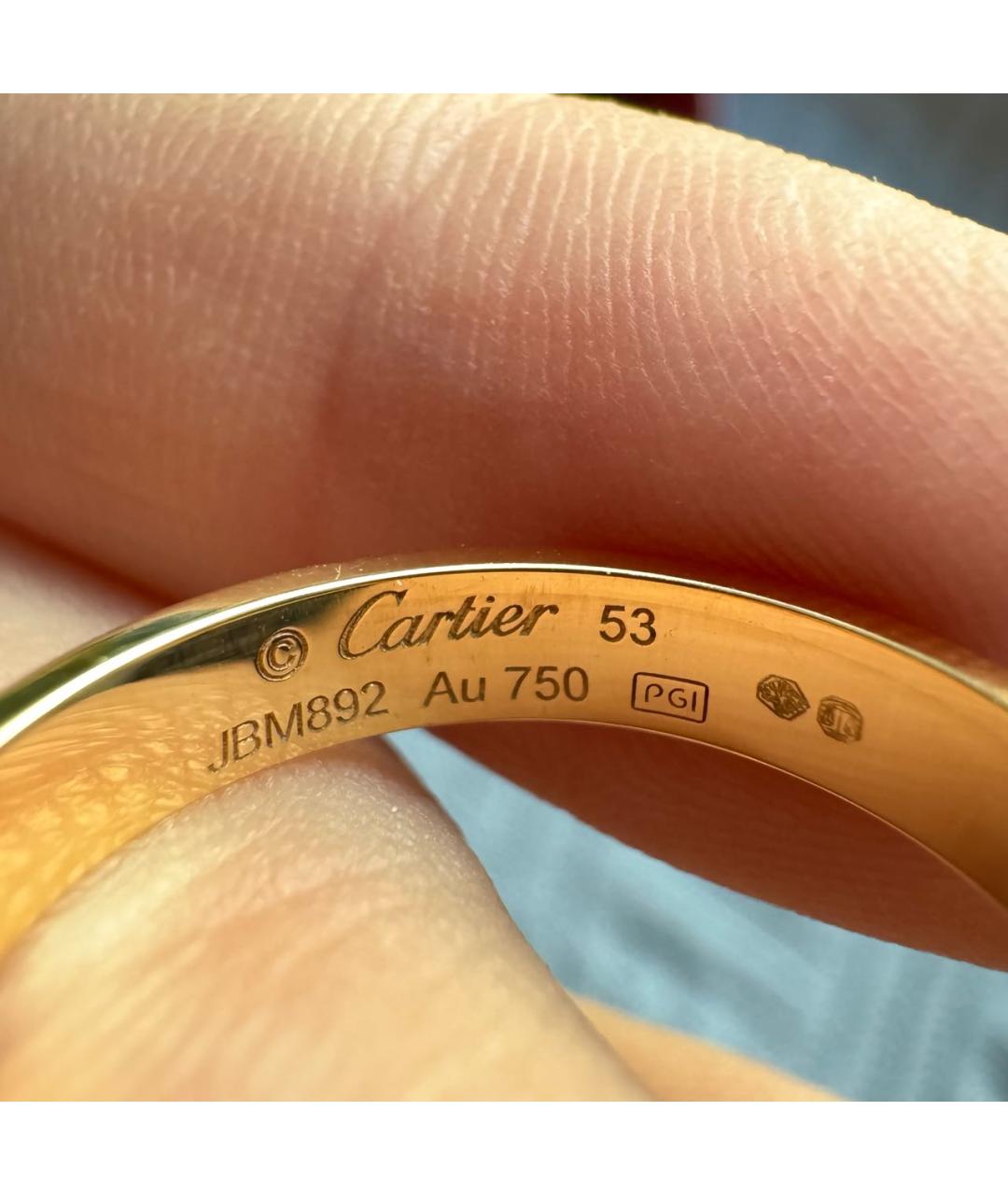 CARTIER Золотое кольцо из желтого золота, фото 4