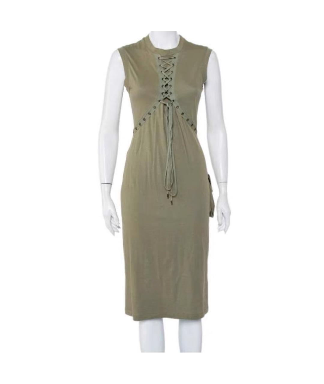 CHRISTIAN DIOR Хлопковое коктейльное платье, фото 3