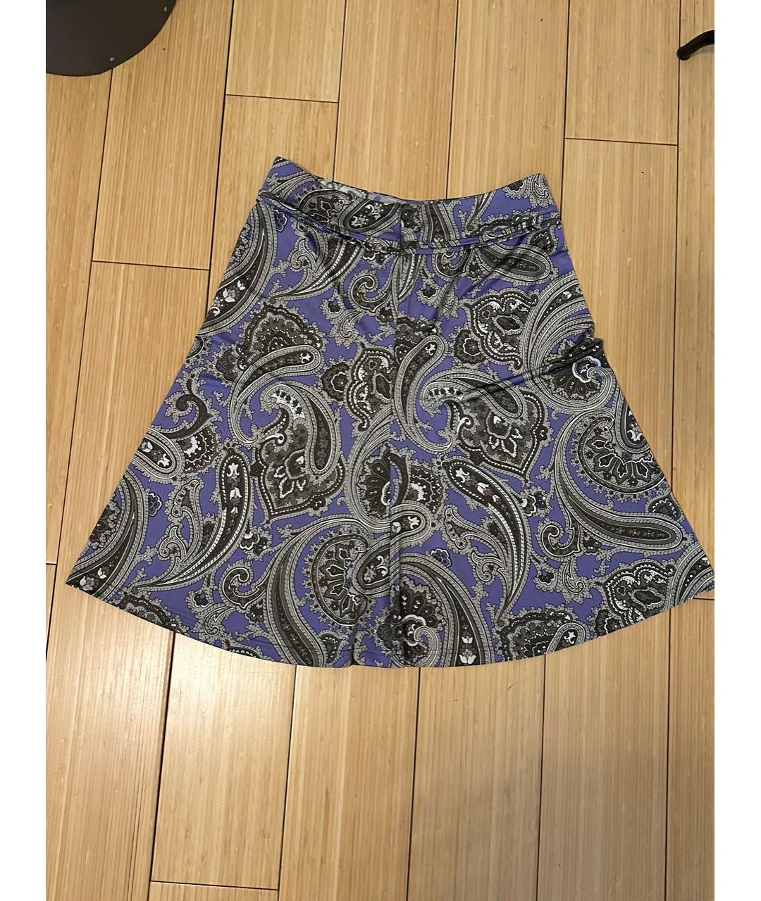 ETRO Мульти вискозная юбка миди, фото 2