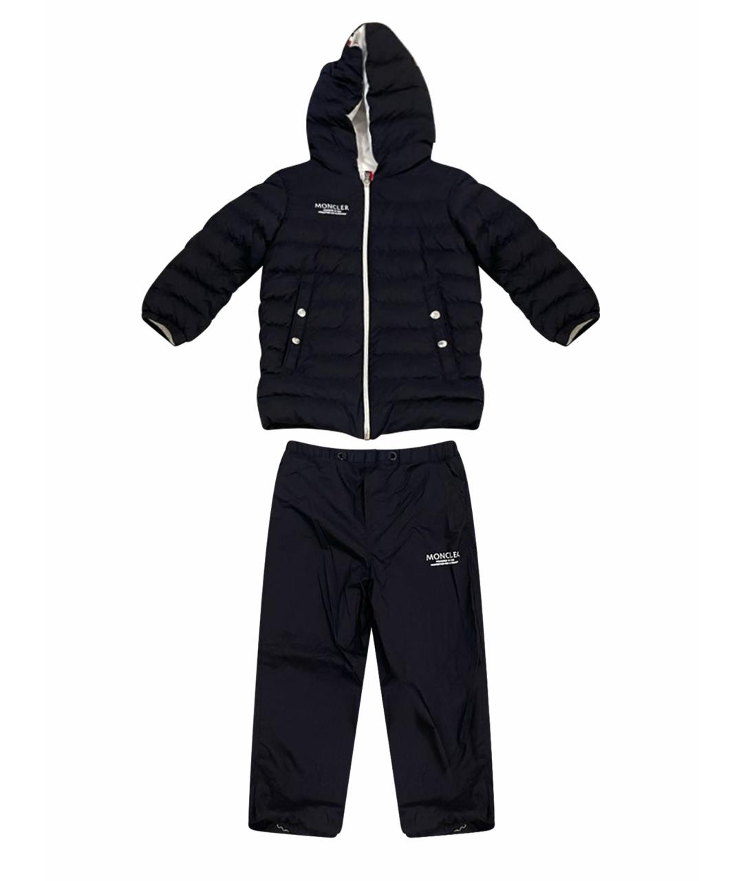 MONCLER KIDS Черный комплект, фото 1