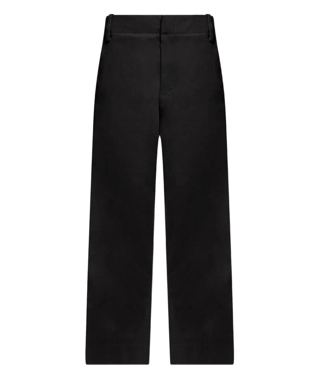 JACQUEMUS Черные хлопковые повседневные брюки, фото 1