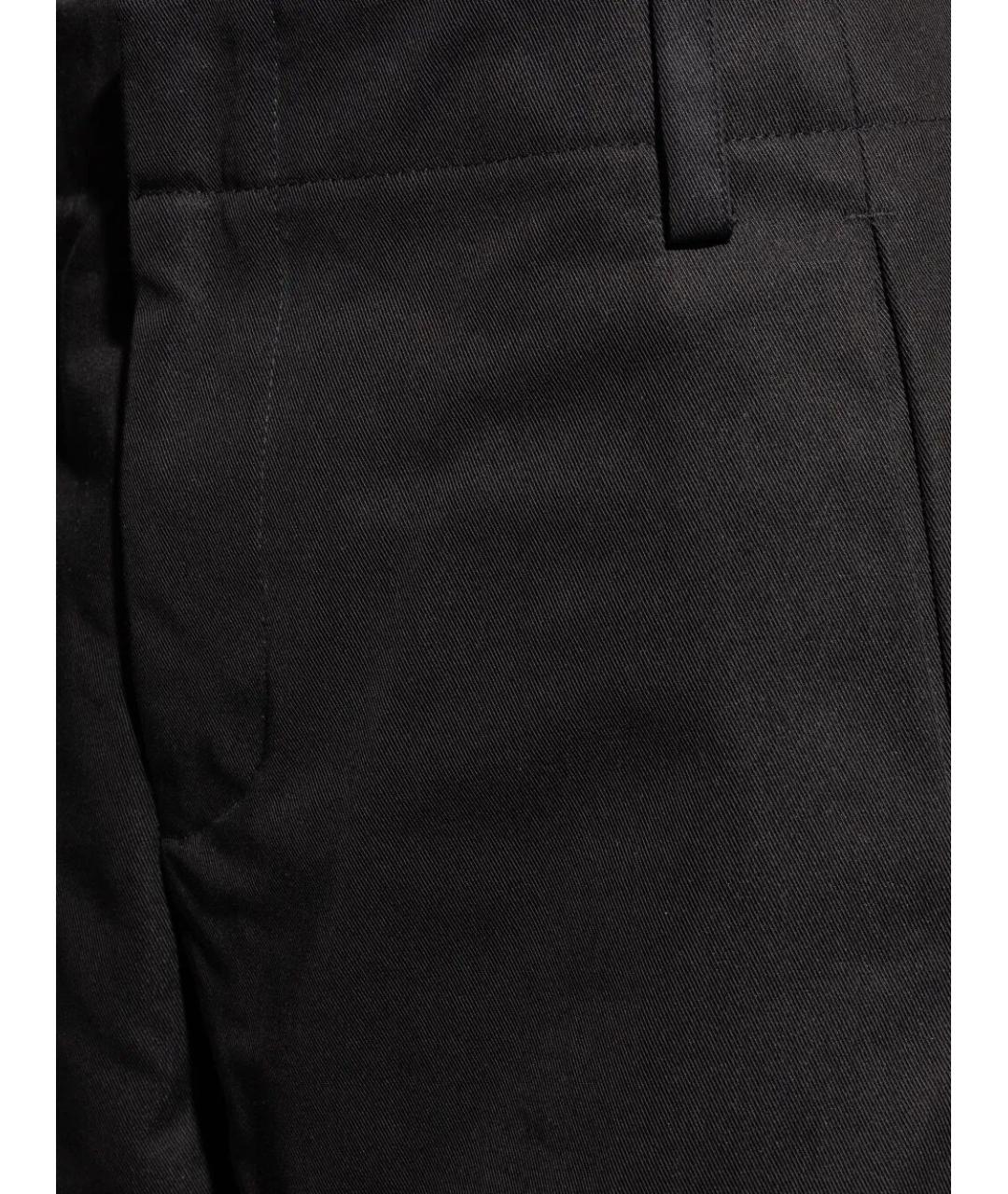 JACQUEMUS Черные хлопковые повседневные брюки, фото 2