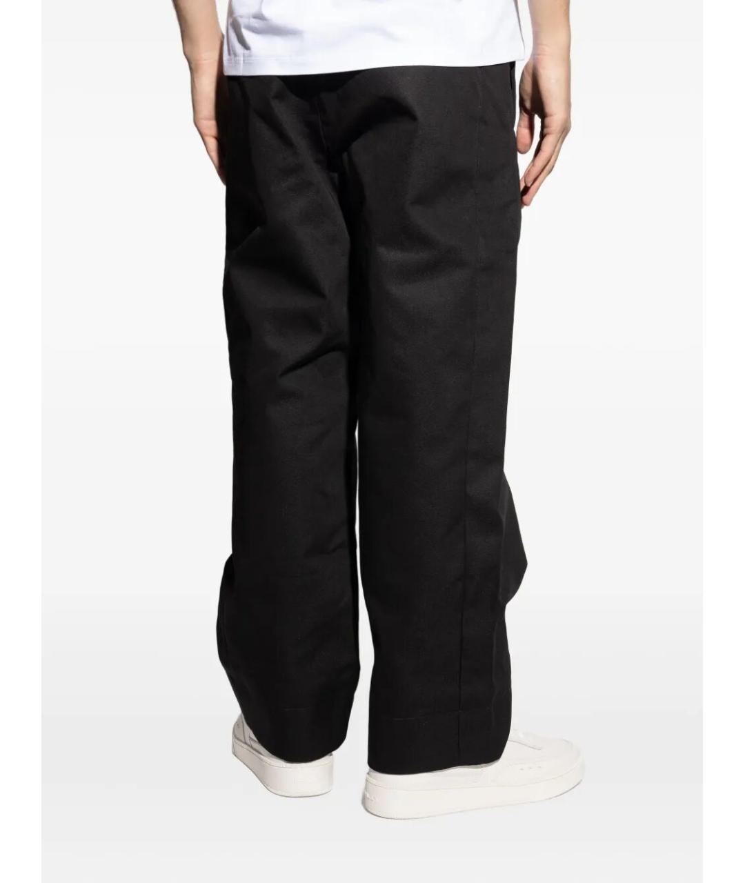 JACQUEMUS Черные хлопковые повседневные брюки, фото 3