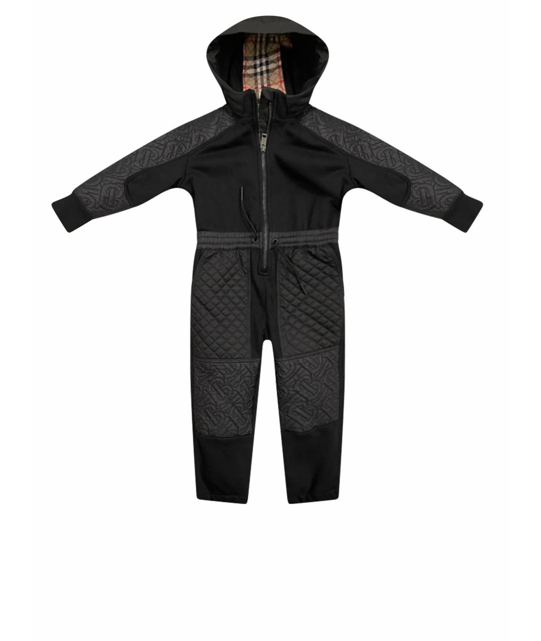BURBERRY Черный комбинезон, фото 1