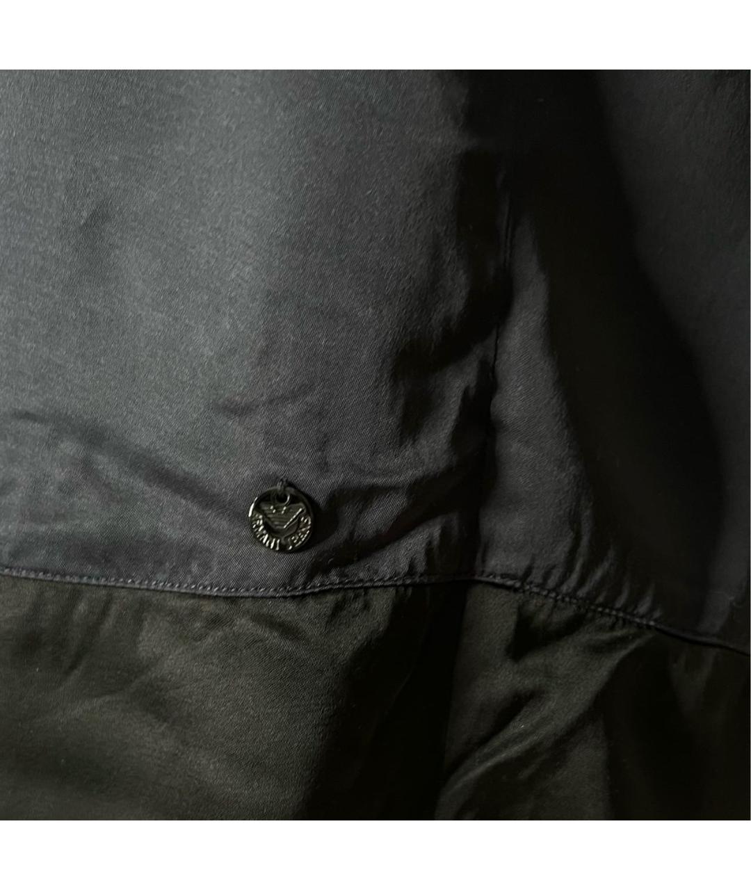 ARMANI JEANS Черная полиэстеровая блузы, фото 6