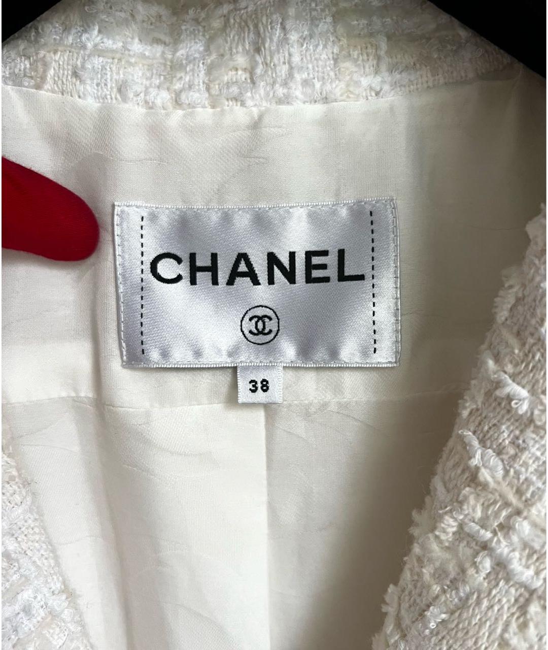 CHANEL Твидовый жакет/пиджак, фото 7