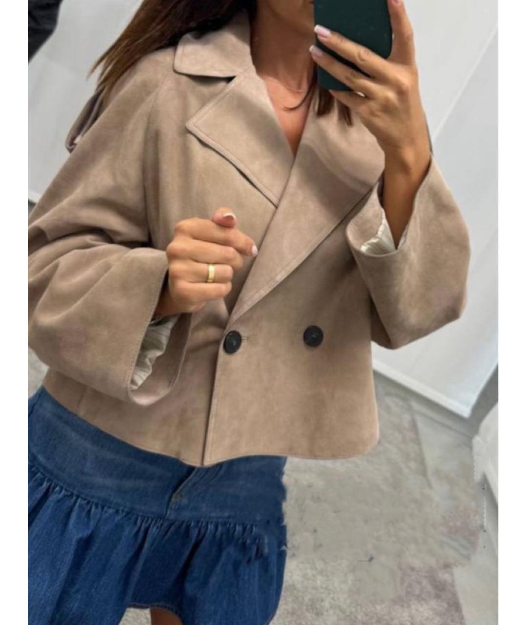 WEEKEND MAX MARA Замшевая куртка, фото 8