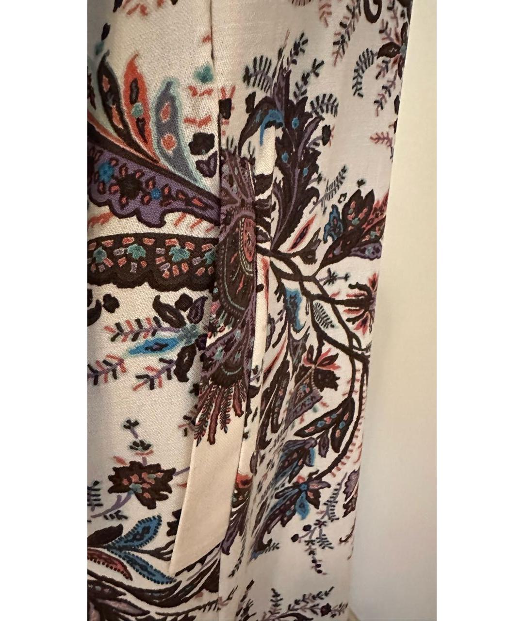ETRO Бежевое шерстяное повседневное платье, фото 6