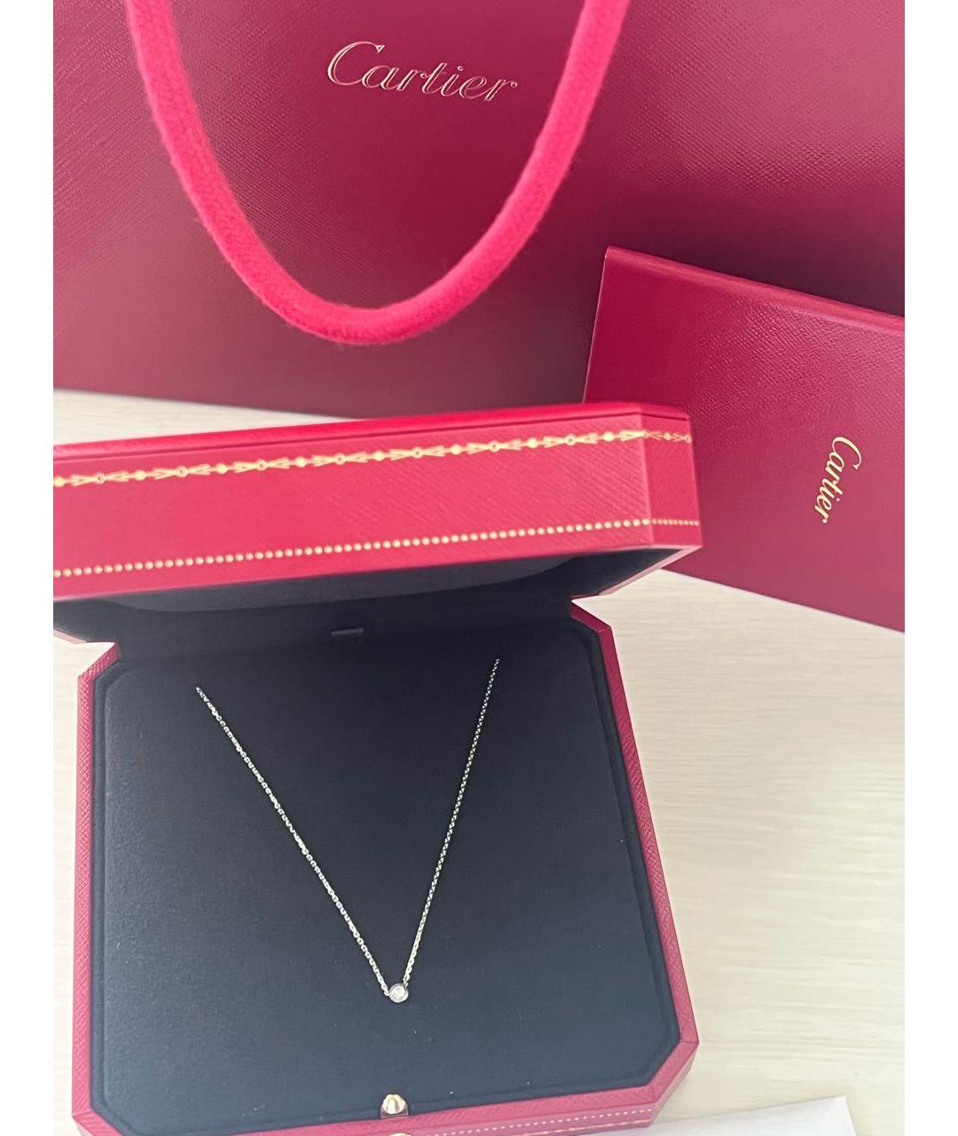 CARTIER Белое колье из белого золота, фото 4