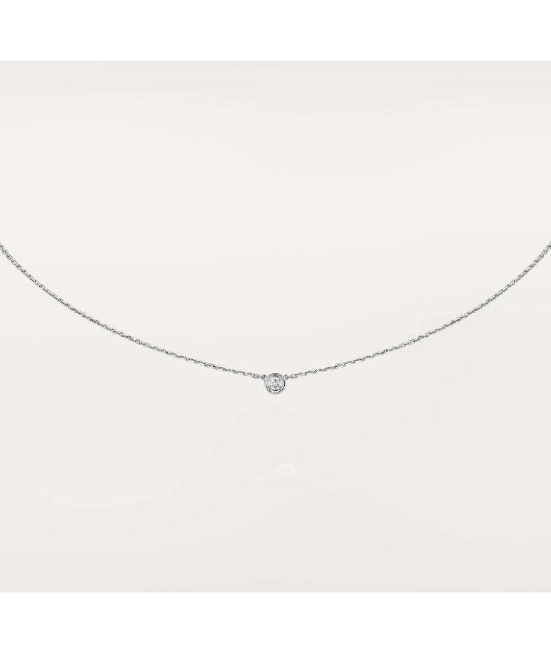 CARTIER Белое колье из белого золота, фото 7